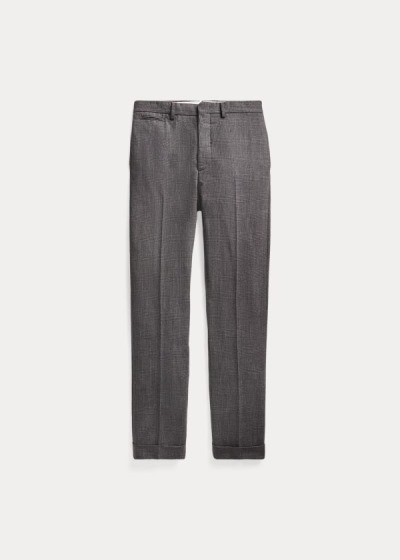 Men's Ralph Lauren Slim Glen Plaid Wool Trousers | 103748WRV